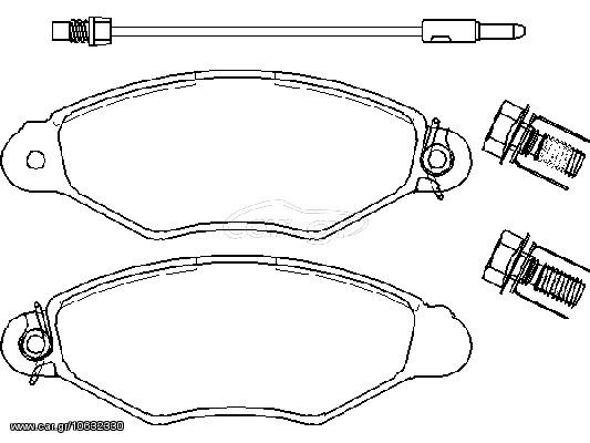 ΣΕΤ ΤΑΚΑΚΙΑ ΕΜ.XSARA1,4/KANGOO ΚΑΙΝ. BREMBO P68042 RENAULT KANGOO