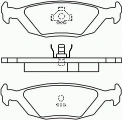 ΣΕΤ ΤΑΚΑΚΙΑ ΦΡ.SΑΑΒ 9000 ΟΠ. ΚΑΙΝ. BREMBO P71003 SAAB 900 SAAB 9000 VOLVO 440 VOLVO 460 VOLVO 480