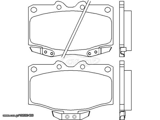 ΣΕΤ ΤΑΚ.ΕΜ.LANDCRUISER 2.4 -96 ΚΑΙΝ. BREMBO P83026 TOYOTA LAND