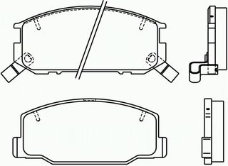 ΣΕΤ ΤΑΚΑΚΙΑ ΦΡ TOYOTA PREVIA ΚΑΙΝ. BREMBO P83031 TOYOTA PREVIA