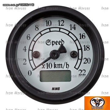 ΣΤΡΟΦΟΜΕΤΡΟ- MMB ULTRA MINI ELECTRONIC SPEEDO CLASSIC
