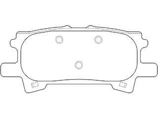 ΣΕΤ ΤΑΚΑΚ.ΟΠ.LEXUS RX300 03- ΚΑΙΝ. BREMBO P83068 LEXUS RX