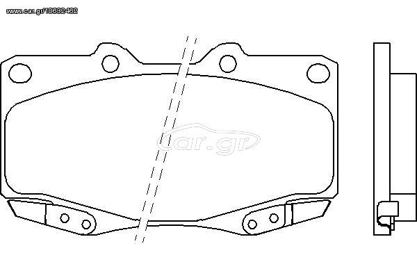 ΣΕΤ ΤΑΚ. HILUX 05- ΚΑΙΝ. BREMBO P83069 TOYOTA HILUX