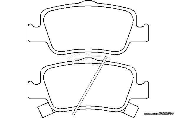 ΣΕΤ ΤΑΚ.OΠ. ΑURIS 07- ΚΑΙΝ. BREMBO P83080 TOYOTA AURIS