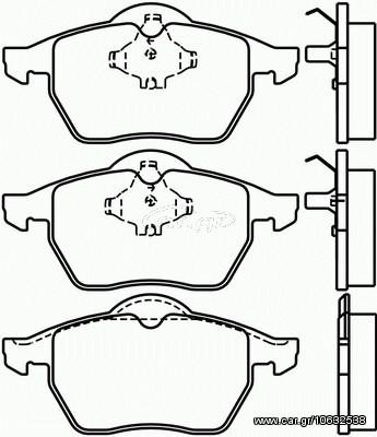 ΣΕΤ ΤΑΚΑΚΙΑ ΕΜ.A4/PASSAT 95- ΚΑΙΝ. BREMBO P85036 AUDI A4 VW PASSAT