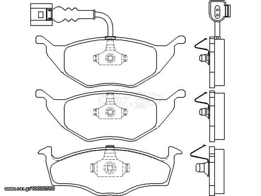 ΣΕΤ ΤΑΚ.ΕΜ.AUDI A2 1,2 TDI ΚΑΙΝ. BREMBO P85063 AUDI A2