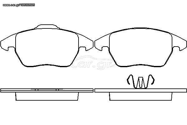 ΤΑΚ.ΕΜ.VW GOLF V PLUS 5M1 05- ΚΑΙΝ. BREMBO P85105 AUDI A1 VW BEETLE VW GOLF VW JETTA VW POLO