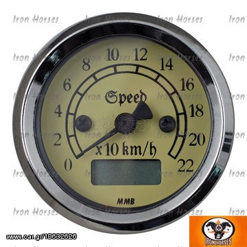 ΣΤΡΟΦΟΜΕΤΡΟ- MMB ULTRA MINI ELECTRONIC SPEEDO CLASSIC