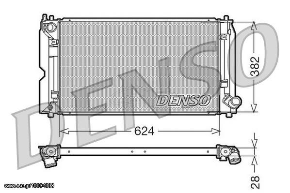 ΨΥΓΕΙΟ AVENSIS(T25)2.0 D-4D ΚΑΙΝ. DENSO DRM50012 TOYOTA AVENSIS TOYOTA COROLLA