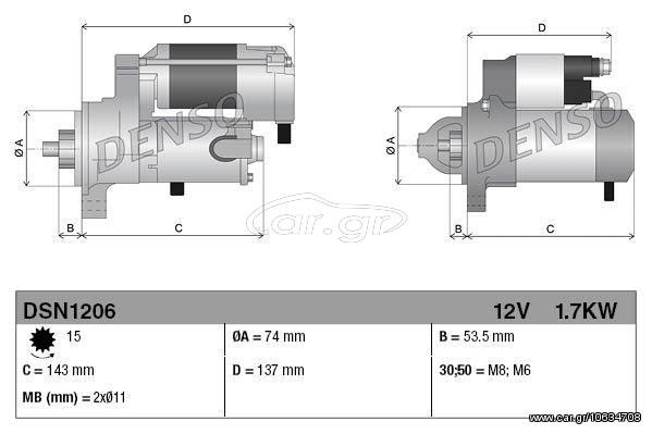 ΜΙΖΑ MERCE A/B CLASS 13- ΚΑΙΝ. DENSO DSN1206 MERCEDES-BENZ A-CLASS MERCEDES-BENZ B-CLASS MERCEDES-BENZ CLA MERCEDES-BENZ GLA-CLASS