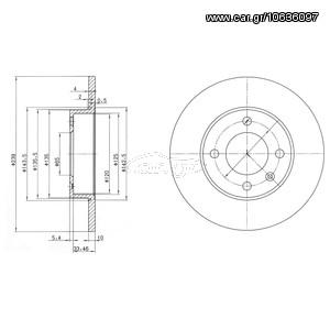 SET ΔΙΣΚΟΠΛ.AUDI 80-VW JETTA ΚΑΙΝ. DELPHI BG2117 AUDI 80 SEAT CORDOBA SEAT IBIZA VW DERBY VW GOLF VW JETTA VW PASSAT VW POLO VW SANTANA VW SCIROCCO