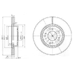 SET ΔΙΣΚΟ HONDA CRVIII 2.0 16V ΚΑΙΝ. DELPHI BG3720 HONDA CR-V HONDA STREAM