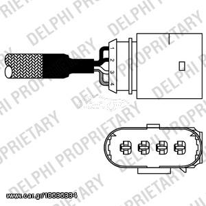 ΑΙΣΘΗΤΗΡΑΣ ΛΑΜΔΑ BORA 1.6 99- ΚΑΙΝ. DELPHI ES1098112B1 AUDI A3 SEAT ALHAMBRA SEAT AROSA SEAT CORDOBA SEAT IBIZA SEAT INCA SEAT LEON SEAT TOLEDO SKODA OCTAVIA VW BORA VW CADDY VW GOLF VW LUPO VW POLO 