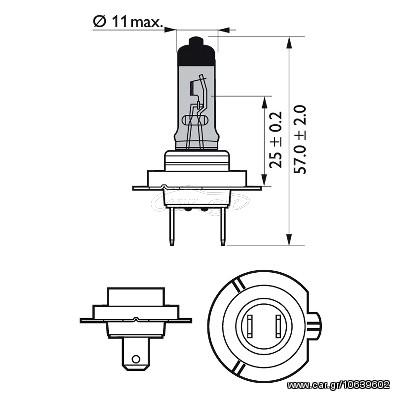 SET X-TREME VISION H7 ΚΑΙΝ. PHILIPS 35026528 ABARTH 500 ABARTH 500C ALFA ROMEO 147 ALFA ROMEO 156 ALFA ROMEO 159 ALFA ROMEO 166 ALFA ROMEO BRERA ALFA ROMEO GIULIETTA ALFA ROMEO GT ALFA ROMEO MITO ALF