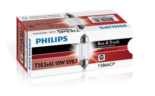 ΛΑΜΠΑ Fest T10,5X43 24V 10W ΚΑΙΝ. PHILIPS 48245773