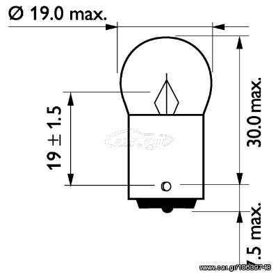 ΛΑΜΠΑ R10W 24V 10W ΚΑΙΝ. PHILIPS 48344773 DAF 65 DAF 85 DAF 95 DAF F IVECO EuroTech IVECO EuroTrakker IVECO P/PA IVECO P/PA-Haubenfahrzeuge IVECO Stralis IVECO Strator IVECO TurboStar MAN E MAN EL MA