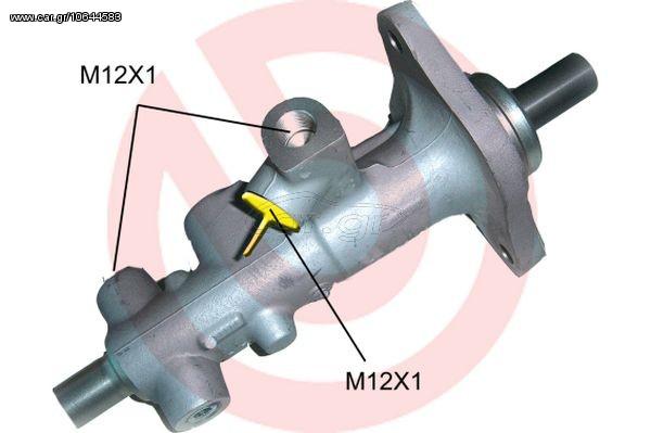 ΑΝΤΛΙΑ ΦΡΕΝ.M.B W203-C209 ΚΑΙΝ. BREMBO M50035 MERCEDES-BENZ C-CLASS MERCEDES-BENZ CLC-CLASS MERCEDES-BENZ CLK MERCEDES-BENZ SL MERCEDES-BENZ SLK