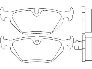 ΣΕΤ ΤΑΚΑΚΙΑ BMW 316 90- OΠ ΚΑΙΝ. BREMBO P06013 BMW 3 BMW Z1 BMW Z3