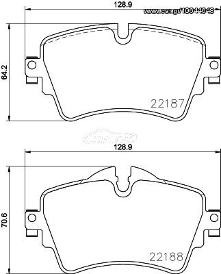 ΤΑΚΑΚ.ΕΜ.MINI-BMW ΚΑΙΝ. BREMBO P06092 BMW 2 MINI MINI