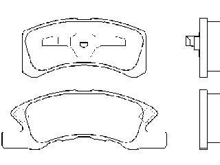 ΣΕΤ.ΤΑΚ.DAIH. CUORE 1.0 03- ΚΑΙΝ. BREMBO P16011 DAIHATSU CHARADE DAIHATSU CUORE DAIHATSU TREVIS MITSUBISHI MIRAGE