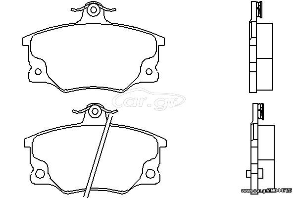 ΣΕΤ ΤΑΚΑΚ.ΕΜ.ALFA/FIAT/LANCIA ΚΑΙΝ. BREMBO P23017 ABARTH RITMO ALFA ROMEO 145 ALFA ROMEO 146 ALFA ROMEO 155 ALFA ROMEO SPIDER AUTOBIANCHI Y10 FIAT ARGENTA FIAT BARCHETTA FIAT PANDA FIAT PUNTO FIAT RE