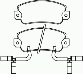 ΣΕΤ ΤΑΚΑΚΙΑ ΦΡΕΝΩΝ Α.ROMEO A33 ΚΑΙΝ. BREMBO P23031 ALFA ROMEO 33 ALFA ROMEO ARNA