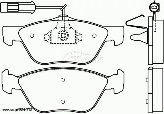 ΣΕΤ ΤΑΚΑΚΙΑ ΕΜ.A-166/LANCIA LY ΚΑΙΝ. BREMBO P23077 ALFA ROMEO 145 ALFA ROMEO 146 ALFA ROMEO 147 ALFA ROMEO 155 ALFA ROMEO 156 ALFA ROMEO GT ALFA ROMEO GTV ALFA ROMEO SPIDER FIAT BRAVO FIAT COUPE FIAT