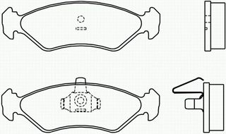 ΣΕΤ ΤΑΚΑΚΙΑ ΦΡ. FIESTA /KA ΚΑΙΝ. BREMBO P24044 FORD FIESTA FORD KA MAZDA 121