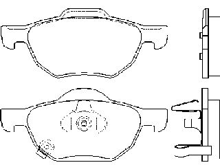 ΣΕΤ ΤΑΚ.ACCORD VIII 03- ΚΑΙΝ. BREMBO P28036 HONDA ACCORD