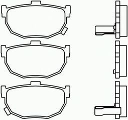 ΣΕΤ ΤΑΚΑΚΙΑ ΟΠ.HYUNDAI COUPE 9 ΚΑΙΝ. BREMBO P30003 HYUNDAI COUPE HYUNDAI ELANTRA HYUNDAI LANTRA KIA CERATO NISSAN BLUEBIRD NISSAN MAXIMA