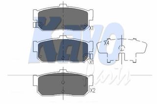 TAΚΑΚΙΑ ΦΡ.Χ.Α.NISSAN 100NX OΠ ΚΑΙΝ. AMC KBP6512 NISSAN 100 NISSAN ALMERA NISSAN MAXIMA NISSAN PRIMERA NISSAN SUNNY