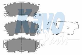 ΤΑΚΑΚΙΑ SWIFT SF413 92- ΚΑΙΝ. AMC KBP8504 HONDA CIVIC HONDA CRX SUBARU JUSTY SUBARU LEGACY SUZUKI ALTO SUZUKI CAPPUCINO SUZUKI SWIFT SUZUKI WAGON