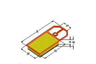 ΦΙΛΤΡΟ ΑΕΡΑ VW GROUP ΚΑΙΝ. TECNECO AR5898PMS