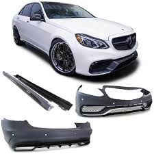 Complete Body Kit + Exhaust Tips Mercedes Benz W212 E-Class Facelift (2013-up) E63 AMG Design