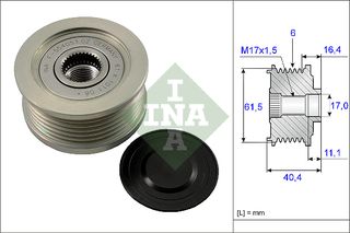 ΡΟΥΛ.ΑΛΤΕΡΝ.FIAT-OPEL CDTI ΚΑΙΝ. INA 535011510 ALFA ROMEO 145 ALFA ROMEO 146 ALFA ROMEO 147 ALFA ROMEO 156 ALFA ROMEO 159 ALFA ROMEO 166 ALFA ROMEO GT CADILLAC BLS FIAT BRAVA FIAT BRAVO FIAT CROMA FI