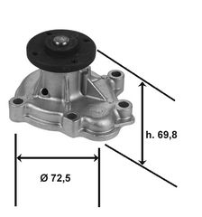 ΤΡΟΜΠΑ Ν.OPEL VECTRA 1,7 TD 92 ΚΑΙΝ. AD INTERNATIONAL 240571 OPEL ASTRA OPEL COMBO OPEL CORSA OPEL VECTRA