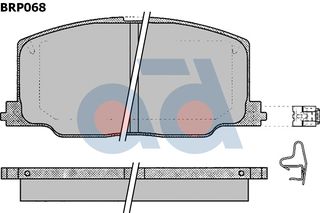 ΣΕΤ ΤΑΚΑΚΙΑ ΦΡ. CELICA 2.0 GT ΚΑΙΝ. AD INTERNATIONAL BRP068 LEXUS ES TOYOTA CAMRY TOYOTA CARINA TOYOTA CELICA