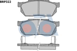 ΣΕΤ ΤΑΚΑΚΙΑ HONDA CIVIC 1.3 92 ΚΑΙΝ. AD INTERNATIONAL BRP322 HONDA CIVIC HONDA CRX