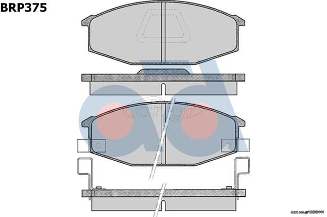 ΣΕΤ ΤΑΚΑΚΙΑ ΦΡ.ΕΜ.ΜΑΖDA B1600 ΚΑΙΝ. AD INTERNATIONAL BRP375 NISSAN 280 NISSAN URVAN