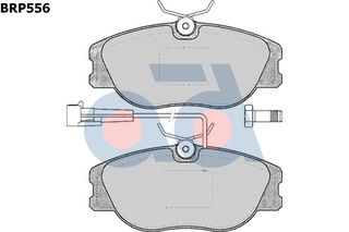 ΣΕΤ ΤΑΚΑΚΙΑ ΦΡΕΝΩΝ ΑLFA 155 EM ΚΑΙΝ. AD INTERNATIONAL BRP556 ALFA ROMEO 155 ALFA ROMEO SPIDER LANCIA KAPPA