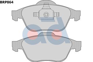 ΣΕΤ ΤΑΚ.ΕΜ.REN.ESPACE IV 2.0 ΚΑΙΝ. AD INTERNATIONAL BRP864 RENAULT ESPACE RENAULT LAGUNA RENAULT SCENIC RENAULT VEL