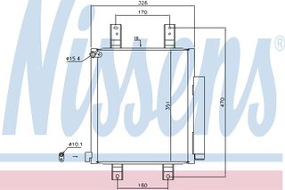 ΣΥΜΠΥΚ DAIHATSU COURE  03- ΚΑΙΝ. NISSENS 940554 DAIHATSU CHARADE DAIHATSU CUORE DAIHATSU TREVIS