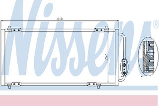 ΣΥΜΠΥΚΝΩΤΗΣ MG F-SERIE 95- ΚΑΙΝ. NISSENS 94256 MG MG MG MGF