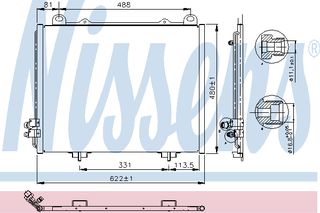 ΣΥΜΠΥΚ MERCEDES W210   95- ΚΑΙΝ. NISSENS 94285 MERCEDES-BENZ E-CLASS