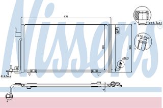 ΣΥΜΠΥΚ P306 II DIESEL 97- ΚΑΙΝ. NISSENS 94321 CITROEN XSARA PEUGEOT 306