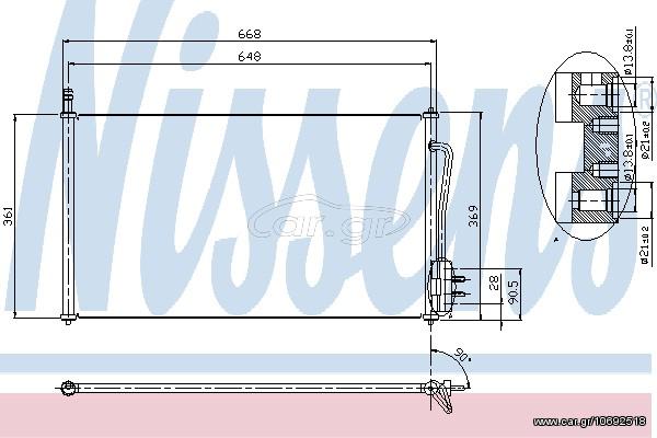 ΣΥΜΠΥΚΝΩΤΗΣ FORD FOCUS 98- ΚΑΙΝ. NISSENS 94432 FORD FOCUS