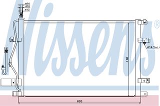 ΣΥΜΠΥΚ VOLVO S80    98- ΚΑΙΝ. NISSENS 94525 VOLVO S60 VOLVO S80 VOLVO V70 VOLVO XC70