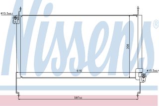 ΣΥΜΠΥΚ FIAT BRAVA 1.8 98- ΚΑΙΝ. NISSENS 94531 FIAT BRAVO FIAT MAREA