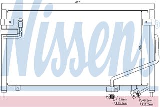 ΣΥΜΠΥΚ MAZDA 323 1,5-1,8 94- ΚΑΙΝ. NISSENS 94688 MAZDA 323