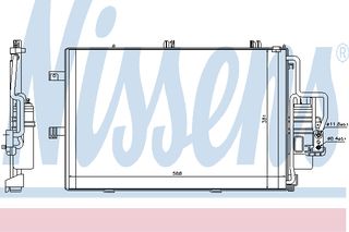 ΣΥΜΠΥΚ OPEL CORSA 1.4-1.8 04- ΚΑΙΝ. NISSENS 94721 OPEL COMBO OPEL CORSA OPEL TIGRA